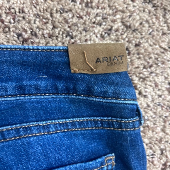 Ariat Women's Flare Jeans in Deep Blue - Picture 7 of 7